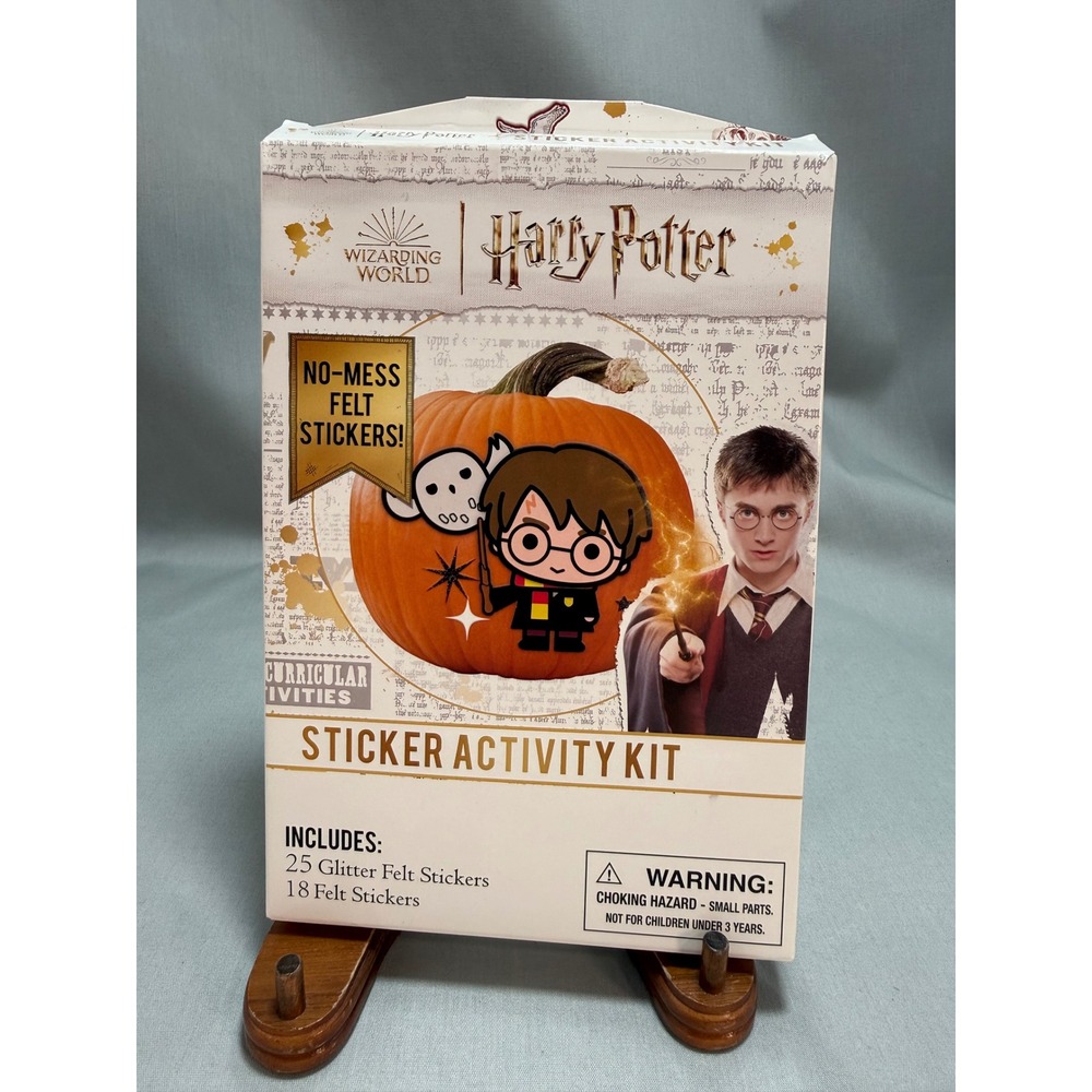 Harry Potter Sticker Activity Kit  Pumpkin Decorating Felt Wizarding World